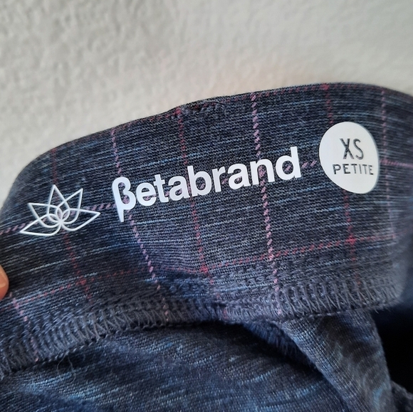 Betabrand Gray Plaid Boot Cut Classic Yoga Dress Pants XSP - Picture 4 of 6